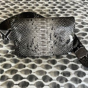 Bloomingdale’s Snake Skin Belt Bag